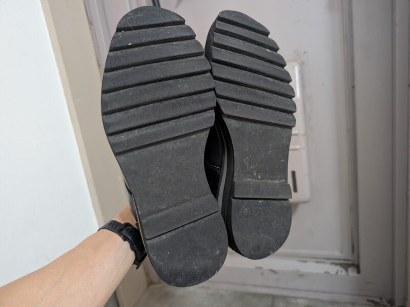 WYM LIDNMの『SHARK SOLE COMBINATION SHOES』のソール部分（底側全体）