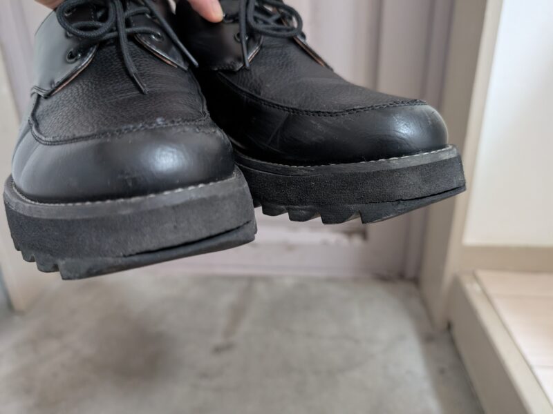 WYM LIDNMの『SHARK SOLE COMBINATION SHOES』のソール部分（前側）